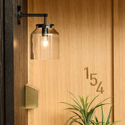 Hanton Minimalist Outdoor Wall Light - Matte Metal Industrial Sconce